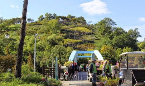 Pulau Nanjido di Korea Utara jadi taman ekologi budaya.