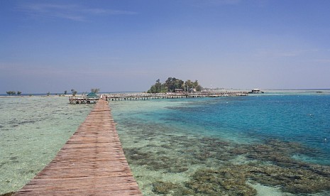 Salah satu pulau di Kepulauan Seribu 