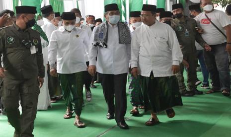 Puncak Hari Lahir (Harlah) ke 49 Tahun  Partai Persatuan Pembangunan (PPP) dihadiri Ketua Umum PBNU KH Yahya Cholil Staquf (Gus Yahya). kegiatan yang dilaksanakan di Pesantren Mahasiswa Al-Hikam Malang, sekaligus dibarengkan dengan Haul ke-5 pendiri Pesantren Al-Hikam KH Hasyim Muzadi yang juga Ketua Umum PBNU dua periode (1999-2009). Ahad, (27/2/2022). 