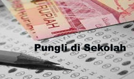 Pungli di Sekolah (ilustrasi)