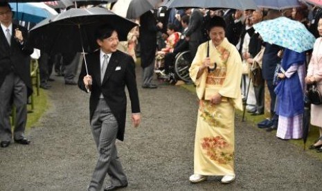 Putra mahkota Jepang Pangeran Naruhito dan Putri Masako pada 9 November 2018. Pangeran Naruhito akan menjadi kaisar Jepang menggantikan ayahnya.