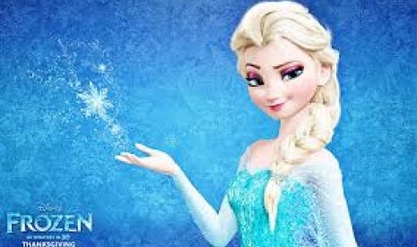 Putri Elsa dari kartun Frozen