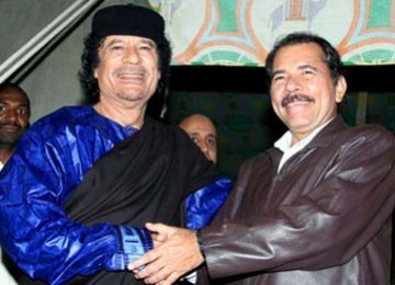 Qaddafi-Daniel Ortega