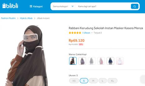 Rabbani Masker Kasera Menza adalah salah satu produk Rabbani yang banyak dicari di masa pandemi seperti sekarang ini, karena dilengkapi masker dan face shield. 