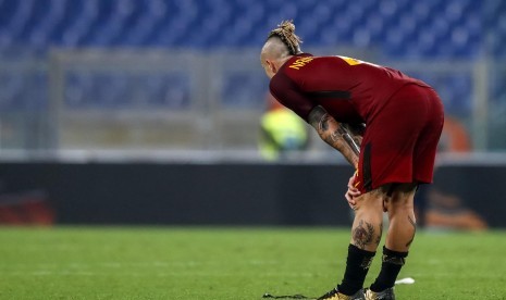 Radja Nainggolan saat menjadi gelandang AS Roma.