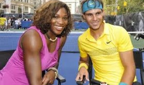 Rafael Nadal dan Serena Williams