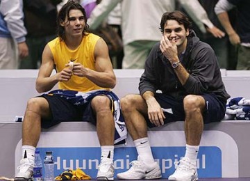 Rafael Nadal dan Roger Federer