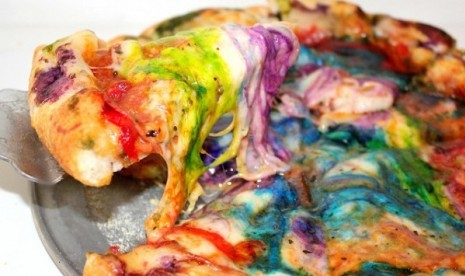 Rainbow Pizza