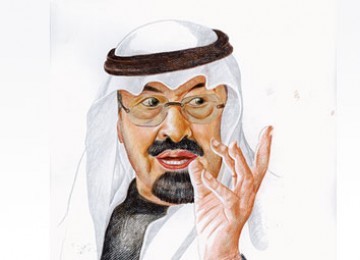 Raja Arab Saudi, Abdullah / Ilustrasi