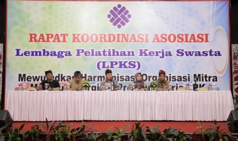 Rakor Asosiasi Lembaga Pelatihan Kerja Swasta (LPKS) yang diselenggarakan di Denpasar, Bali pada Selasa-Jumat (25-28/6/2019).  