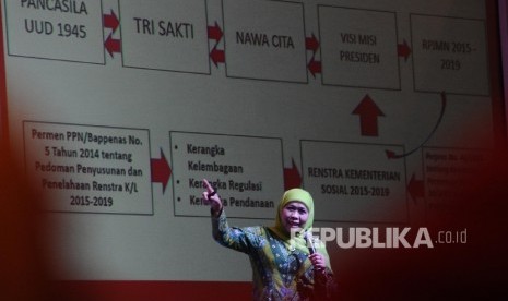 Menteri Sosial Khofifah Indar Parawansa.