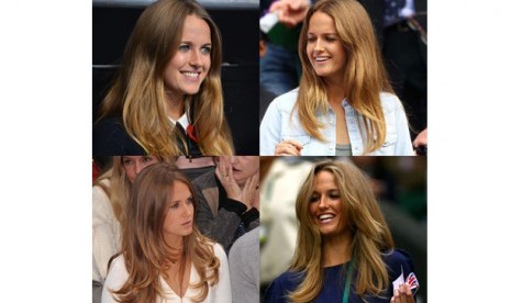 Rambut indah Kim Sears