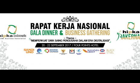 Rapat Kerja Nasional 1 HIPKA PERIODE 2017-2022 yang digelar di Jakarta, 20-22 September 2017. 