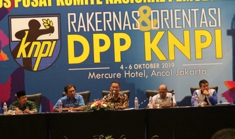 Rapat Kerja Nasional dan Orientasi DPP KNPI yang berlangsung di Mercure Hotel Ancol, Jakarta Utara, pada 4-6 Oktober 2019.