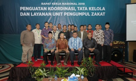 Rapat Kerja Nasional UPZ Baznas 2019 di Bogor, Jawa Barat, Rabu (9/10) hingga Jumat (11/10).