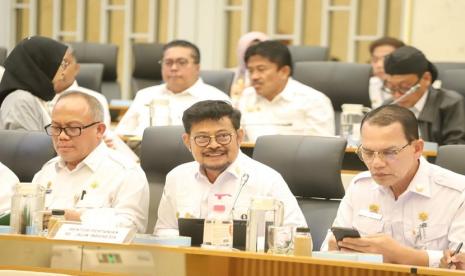 Rapat Kerja (Raker) Menteri Pertanian dengan Komisi IV DPR RI di Ruang Rapat Komisi IV DPR RI, Jakarta, Rabu (30/8/23).