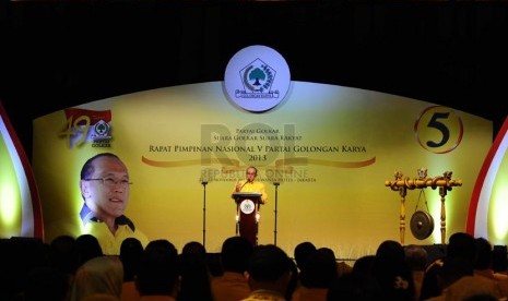 Rapat Pimpinan Nasional (Rapimas) V Partai Golkar di Jakarta, Jumat (22/11). 