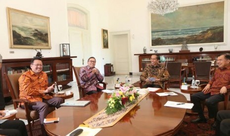 rapat pimpinan negara membahas sidang tahunan MPR.