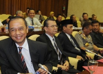 Rapat Timwas Century di gedung DPR-RI, Jakarta.