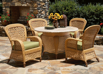 Rattan furniture is on high demand in some European countries (illustration).