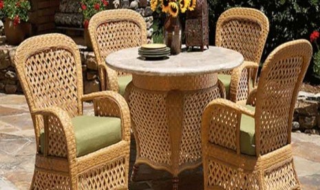 Rattan furniture is on high demand in some European countries (illustration).