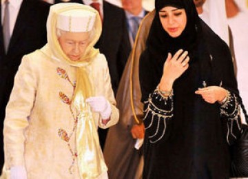 Ratu Elizabeth di Uni Emirat Arab