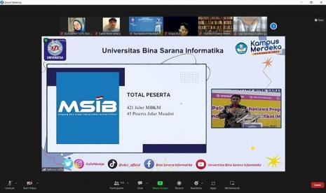 Ratusan mahasiswa Universitas BSI (Bina Sarana Informatika) mengikuti pelepasan Program MSIB Batch 5 pada Selasa (15/8) silam. MSIB sendiri merupakan program Magang dan Studi Independen Bersertifikat yang menjadi bagian dari program Merdeka Belajar Kampus Merdeka (MBKM) Kemendikbud Ristek.