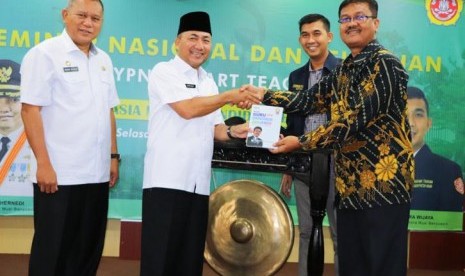 Ratusan tenaga pendidik (guru) tingkat SD dan PAUD di Kabupaten Musi Banyuasin, mengikuti Seminar nasional dan Pelatihan Hypno Heart Teaching.