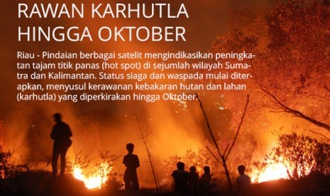 Rawan Karhutla Hingga Oktober