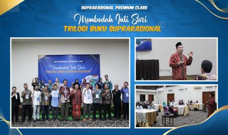 Read1 Human School sukses menggelar Suprarasional Premium Class (SPC) bertajuk “Membedah Inti Sari Trilogi Buku Suprarasional”, pada Ahad (25/9/2022) di Hotel Griya Dharma Wulan, Sentul, Bogor.