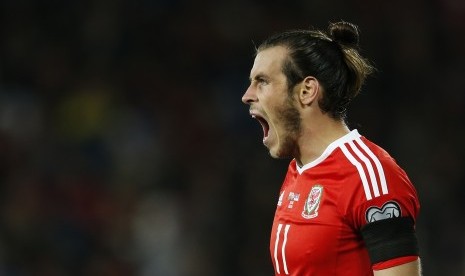 Kapten timnas Wales, Gareth Bale.