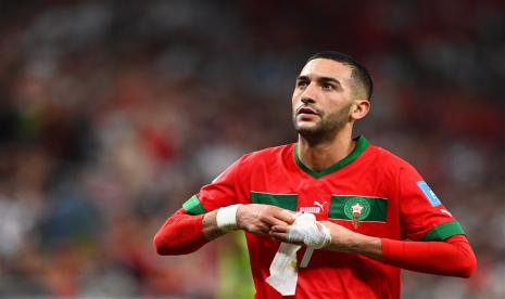 Bintang timnas Maroko, Hakim Ziyech.