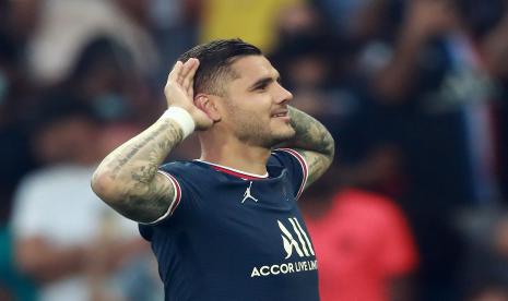  Mauro Icardi dari Paris Saint Germain diminati AC Monza.