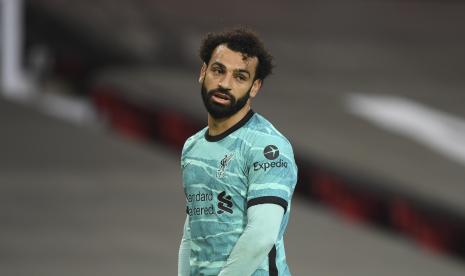 Penyerang Liverpool Mohamed Salah.