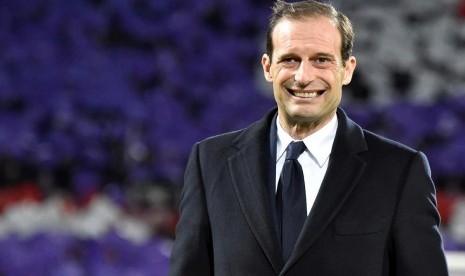 Pelatih Juventus Massimiliano Allegri. 