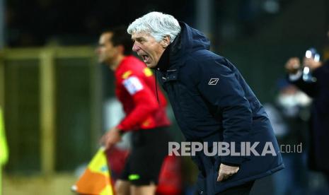 Pelatih kepala Atalanta Gian Piero Gasperini.