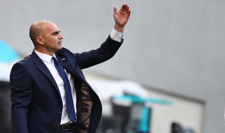 Pelatih kepala Belgia Roberto Martinez.