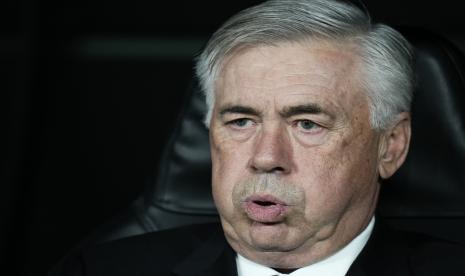 Pelatih Real Madrid Carlo Ancelotti.