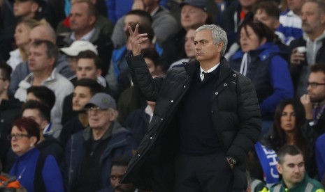 Pelatih Manchester United Jose Mourinho 