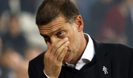 Pelatih West Bromwich Albion Slaven Bilic.