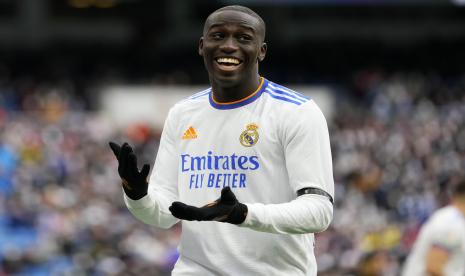 Pemain Real Madrid Ferland Mendy 