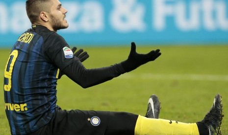 Striker Inter Milan Mauro Icardi.