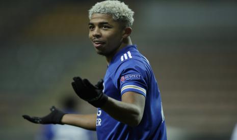 Bek Leicester City, Wesley Fofana. Pelatih Leicester City Brendan Rodgers mengatakan, Fofana bisa kembali membela Leicester ketika menghadapi Rennes pada leg kedua babak 16 besar Liga Conference di Stadion The Roazhon Park, Rennes, Prancis, Kamis (17/3/2022).