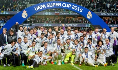 Real Madrid menjuarai Piala Super Eropa 2016.