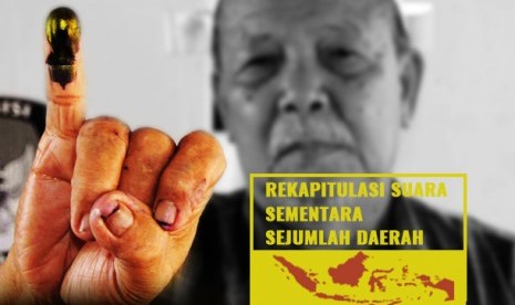 Rekapitulasi Suara Sementara Sejumlah Daerah