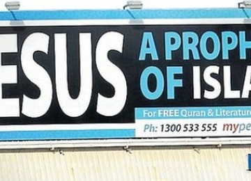 Reklame 'Yesus Nabi Islam' menuai protes umat kristen Australia.