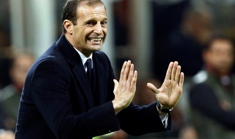 Pelatih Juventus Massimiliano Allegri.