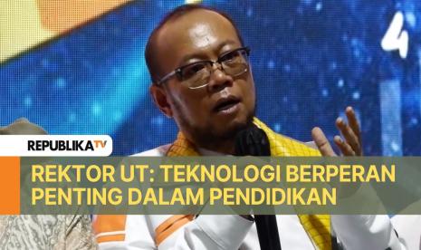 Rektor Universitas Terbuka (UT) Ojat Darojat.