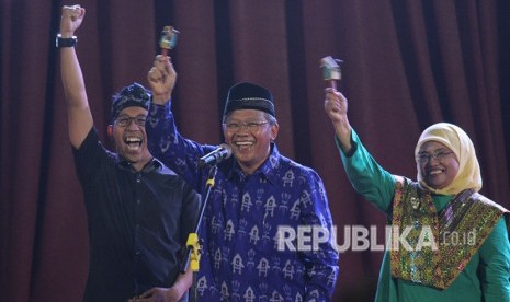  Rektor UNS Ravik Karsidi membuka UNS Cultural Night 2018.