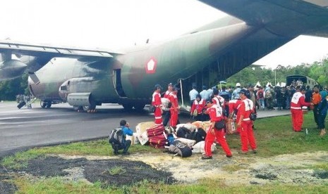 Relawan PMI Jakarta Timut tiba di Pangkalan Bun, Kalimantan Tengah